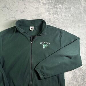 Badger Sport Fleece Jacket Full Zip Pullover Friendship Atlanta Falcons Green M
